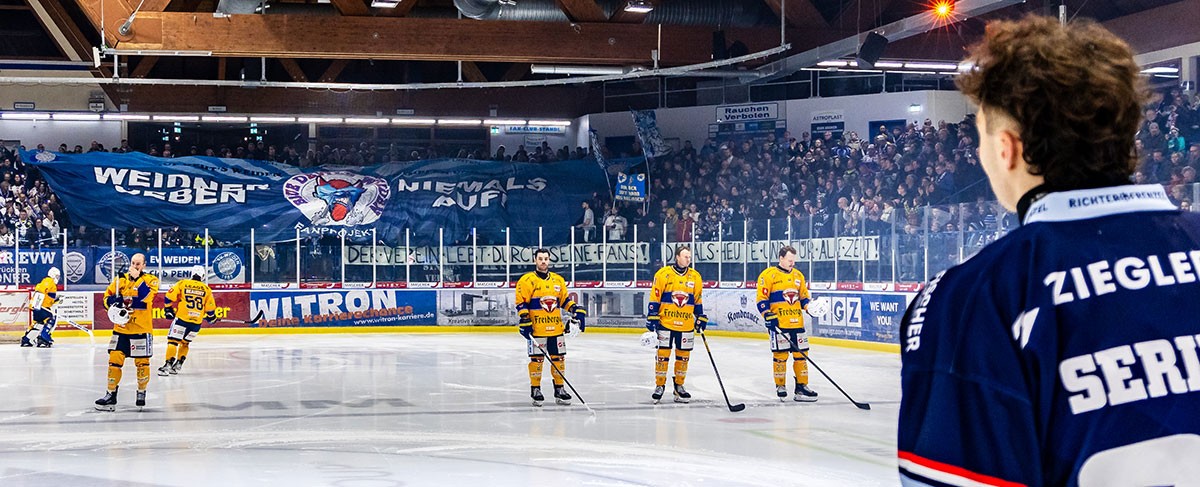 Der Eishockeystandort Weiden steht vor einer großen Herausforderung