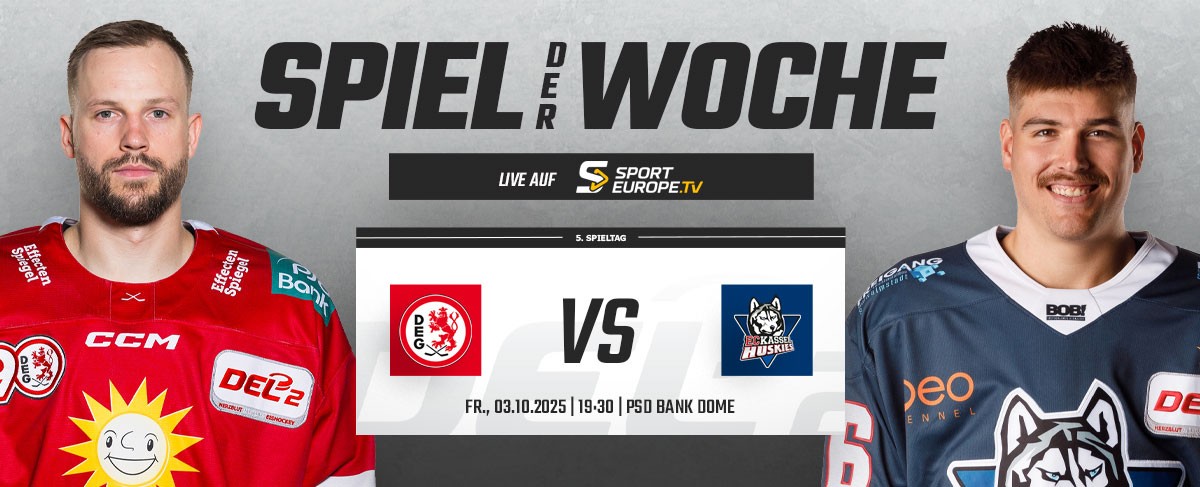 Spiel der Woche: DEG empfängt Tabellenführer Kassel