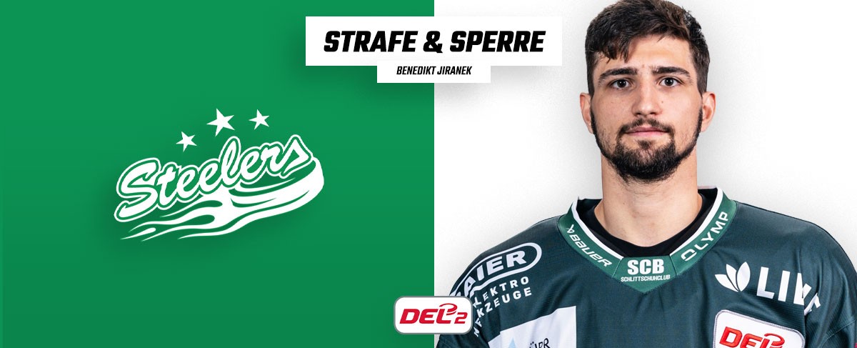 Ein Spiel Sperre für Benedikt Jiranek von den Bietigheim Steelers