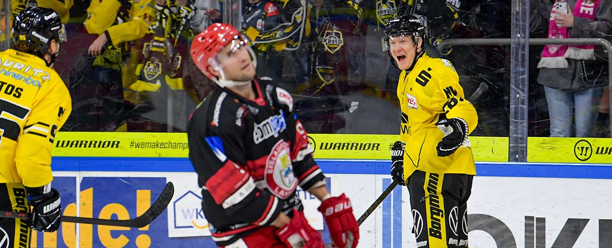 33. Spieltag: Krefeld marschiert weiter