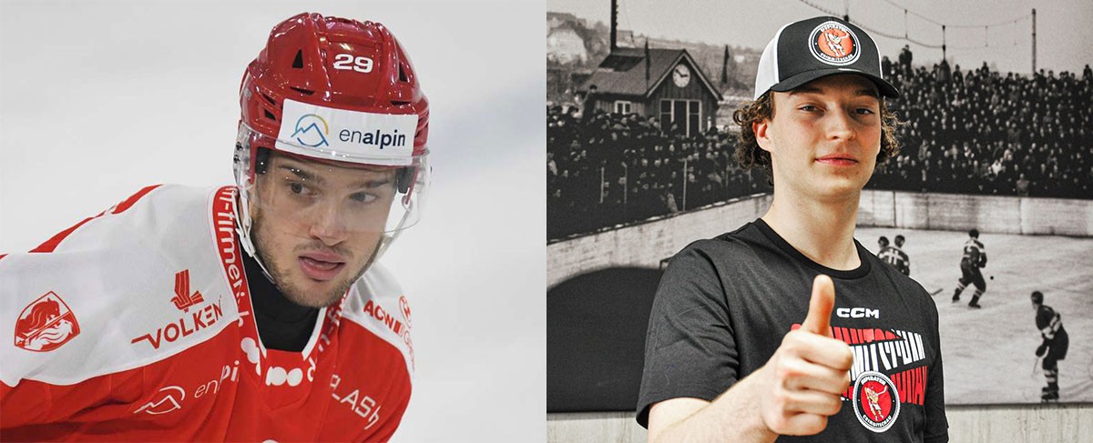 Finn Fuchs und Leon Neiger verstärken die Eispiraten