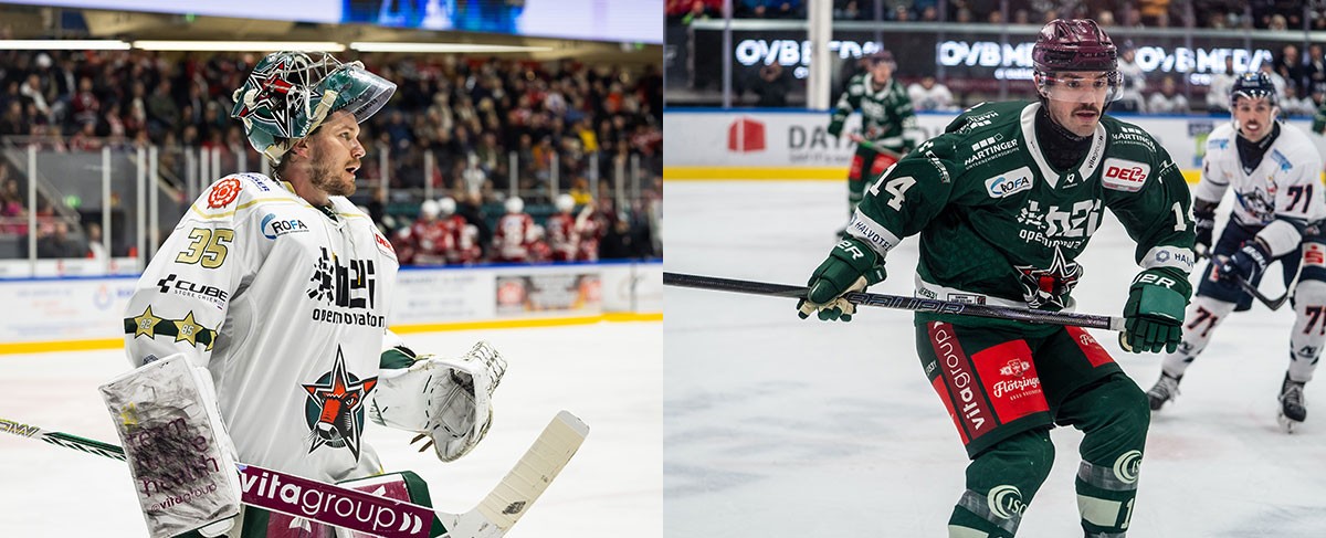 Starbulls Rosenheim verabschieden Oskar Autio und Dominik Tiffels