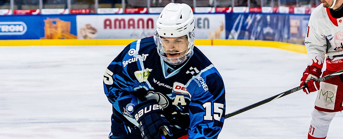 Fabian Voit stürmt für den EV Landshut