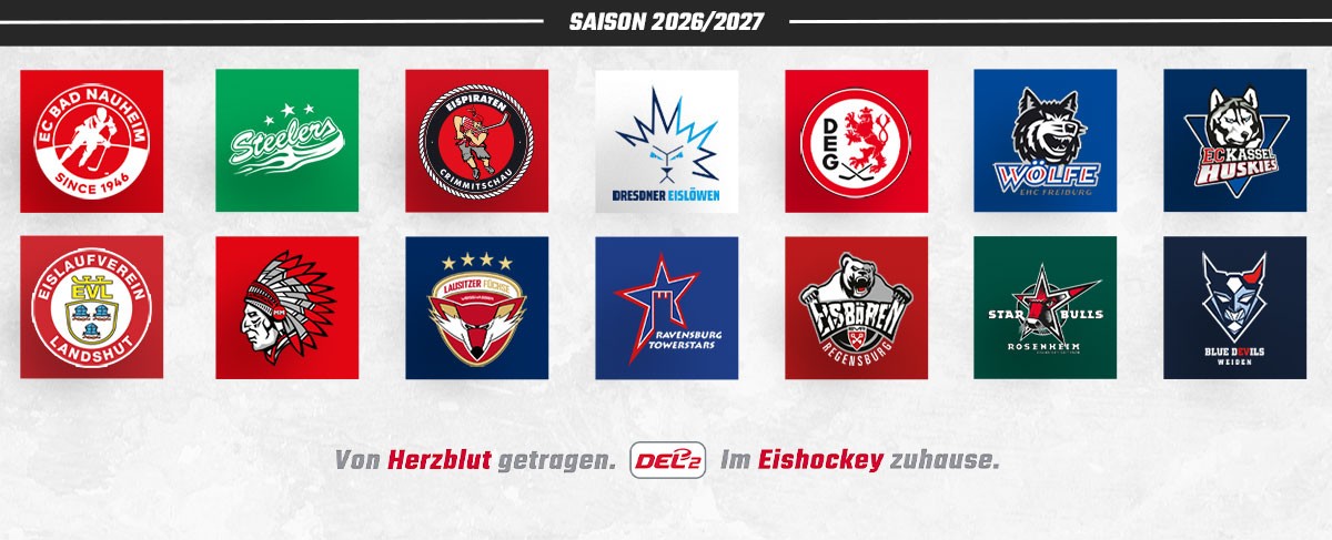 Lizenzprüfungsverfahren erfolgreich abgeschlossen: DEL2 startet mit 14 Clubs in die Saison 2026/2027