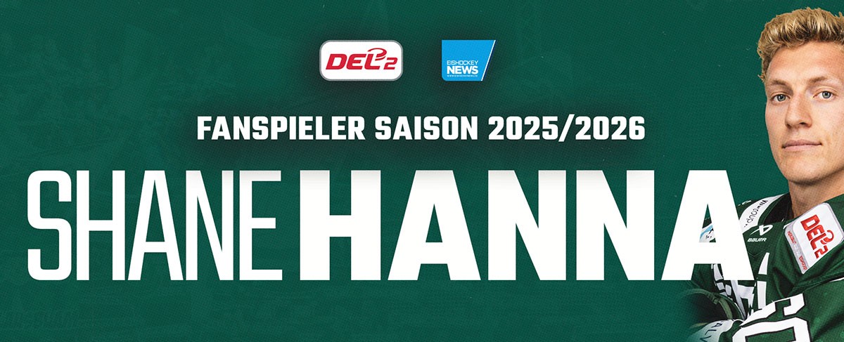 Shane Hanna ist Fanspieler der Saison 2025/2026