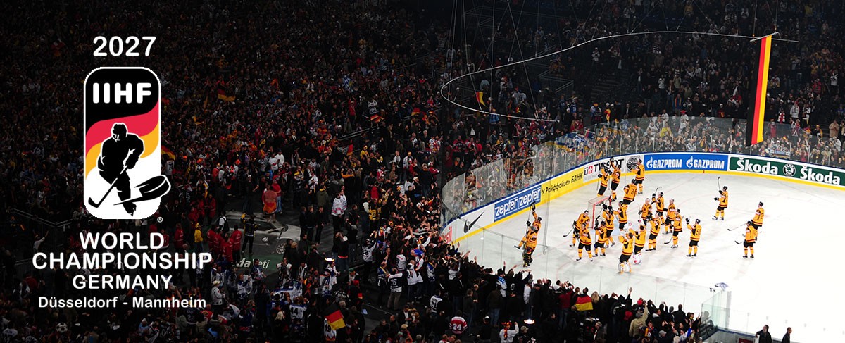 Spielplan der Männer-Nationalmannschaft für die IIHF Eishockey-Weltmeisterschaft Deutschland 2027 steht fest