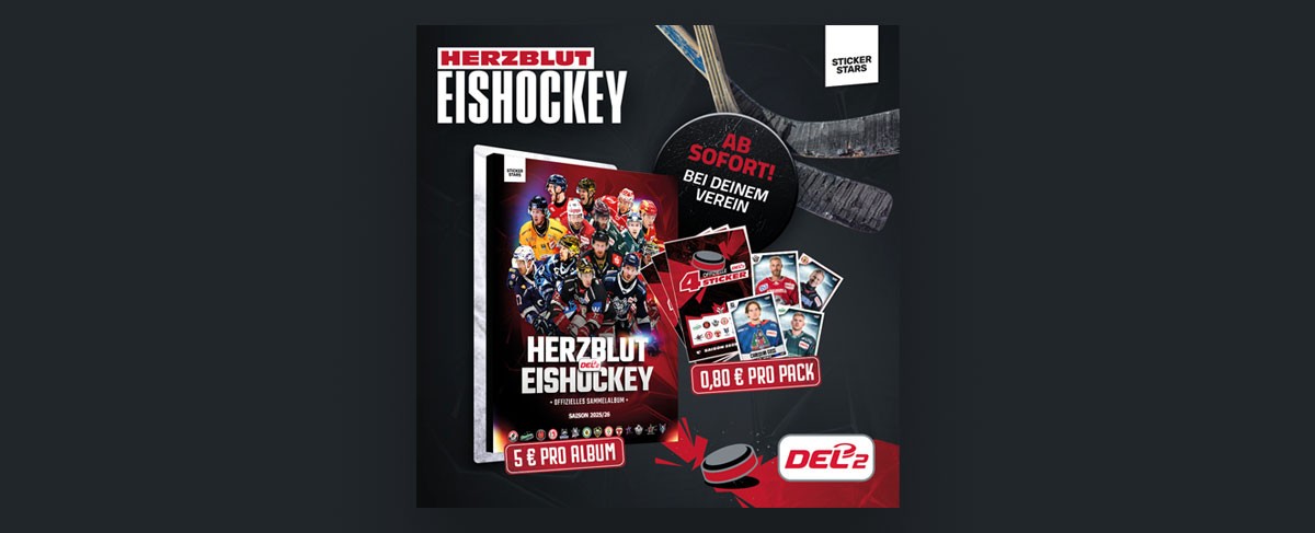 Es geht wieder los! Großer Sammelspaß für Eishockey-Fans mit Stickerstars