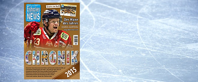 Eishockey NEWS veröffentlicht „Chronik 2015“