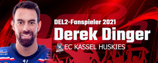Derek Dinger ist DEL2-Fanspieler des Jahres 