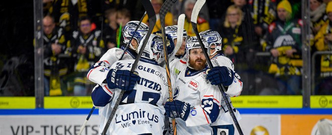 Weiden besiegt Krefeld im ersten Viertelfinal-Spiel