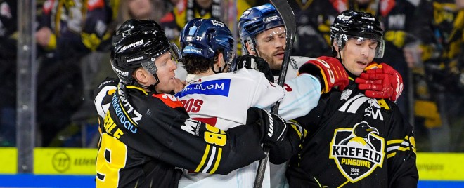 34. Spieltag: Dritter Straßenbahn-Derby-Erfolg für Krefeld