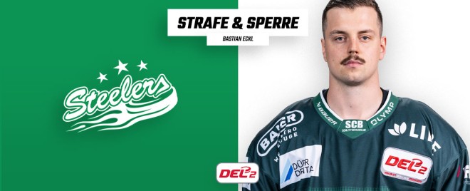 Ein Spiel Sperre für Bastian Eckl von den Bietigheim Steelers