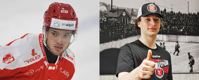 Finn Fuchs und Leon Neiger verstärken die Eispiraten