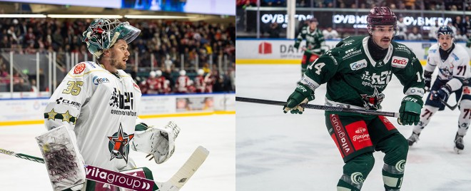 Starbulls Rosenheim verabschieden Oskar Autio und Dominik Tiffels