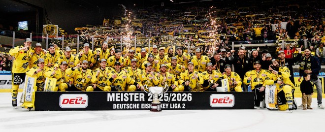 Perfekte Playoffs: Krefeld Pinguine sind DEL2 Meister