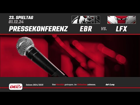 Pressekonferenz Spieltag 23: Eisbären Regensburg vs. Lausitzer Füchse