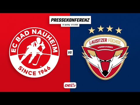 Pressekonferenz 22. Spieltag | EC Bad Nauheim - Lausitzer Füchse