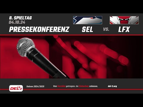 Pressekonferenz Spieltag 8: Selber Wölfe vs. Lausitzer Füchse