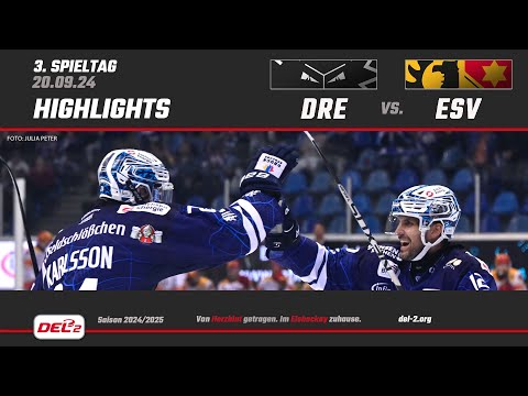 Game Highlights Spieltag 3: Dresdner Eislöwen vs. ESV Kaufbeuren