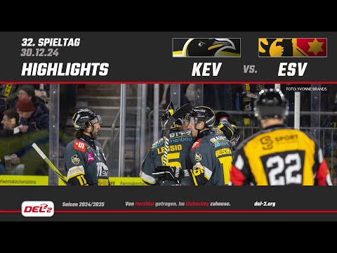 DEL2 Game Highlights Spieltag 32: Krefeld Pinguine vs. ESV Kaufbeuren