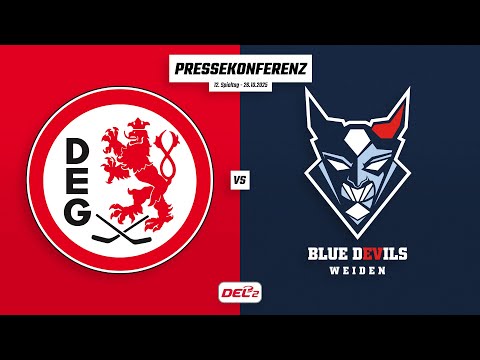Pressekonferenz 12. Spieltag | Düsseldorfer EG - Blue Devils Weiden