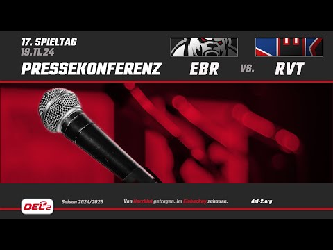 Pressekonferenz Spieltag 17: Eisbären Regensburg vs. Ravensburg Towerstars