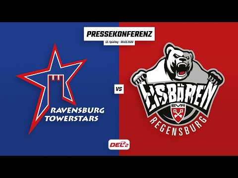 Pressekonferenz 52. Spieltag | Ravensburg Towerstars - Eisbären Regensburg