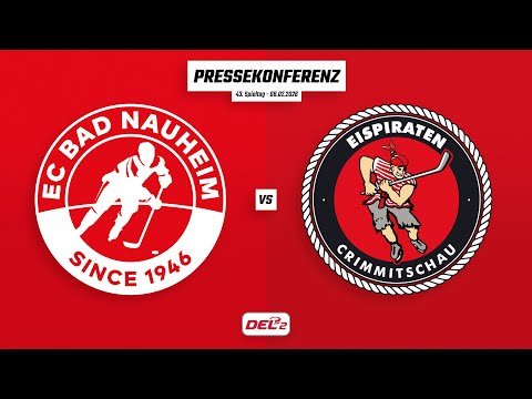Pressekonferenz 43. Spieltag | EC Bad Nauheim - Eispiraten Crimmitschau