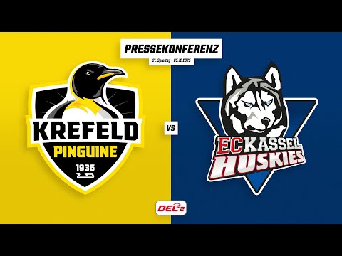 Pressekonferenz 21. Spieltag | Krefeld Pinguine - EC Kassel Huskies