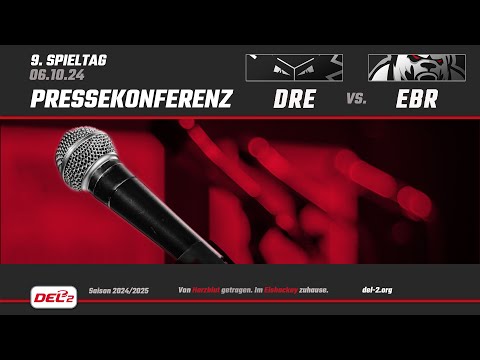 Pressekonferenz Spieltag 9: Dresdner Eislöwen vs. Eisbären Regensburg