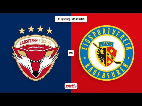 6. Spieltag DEL2 | Lausitzer Füchse vs. ESV Kaufbeuren | Game Highlights