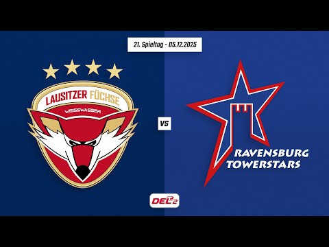21. Spieltag DEL2 | Lausitzer Füchse vs. Ravensburg Towerstars | Game Highlights