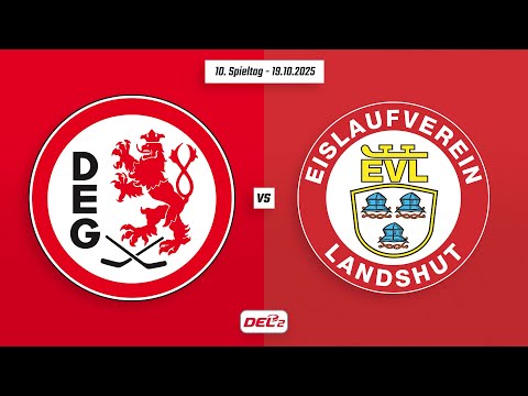 10. Spieltag DEL2 | Düsseldorfer EG vs. EV Landshut | Game Highlights