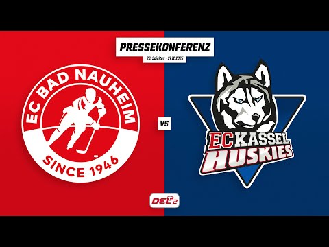 Pressekonferenz 26. Spieltag | EC Bad Nauheim - EC Kassel Huskies