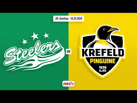 39. Spieltag DEL2 | Bietigheim Steelers vs. Krefeld Pinguine | Game Highlights
