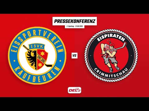 Pressekonferenz 2. Spieltag | ESV Kaufbeuren vs. Eispiraten Crimmitschau