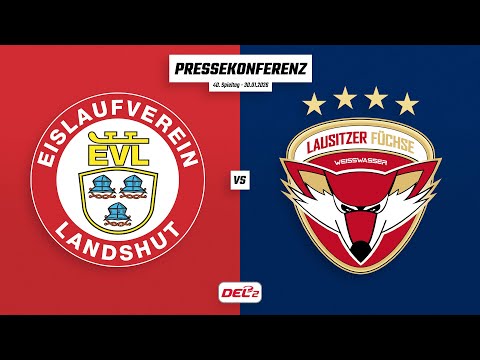 Pressekonferenz 40. Spieltag | EV Landshut - Lausitzer Füchse