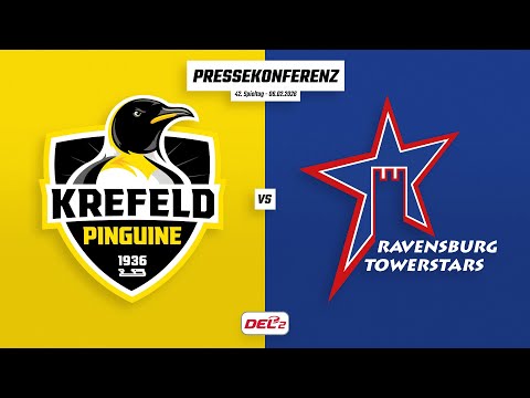 Pressekonferenz 42. Spieltag | Krefeld Pinguine - Ravensburg Towerstars