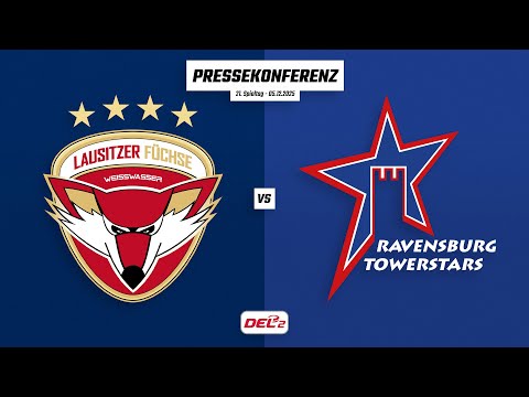 Pressekonferenz 21. Spieltag | Lausitzer Füchse - Ravensburg Towerstars