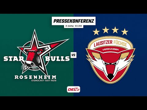 Pressekonferenz 20. Spieltag | Starbulls Rosenheim - Lausitzer Füchse
