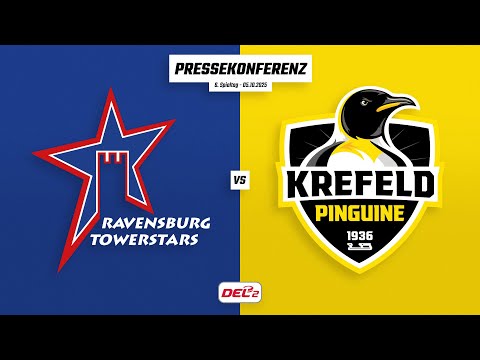 Pressekonferenz 6. Spieltag | Ravensburg Towerstars - Krefeld Pinguine