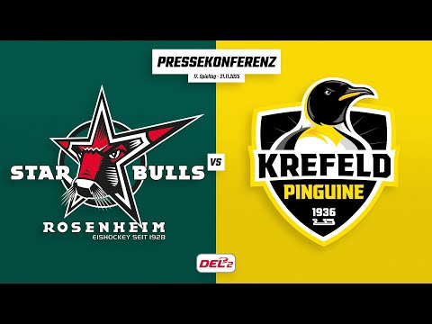 Pressekonferenz 17. Spieltag | Starbulls Rosenheim - Krefeld Pinguine