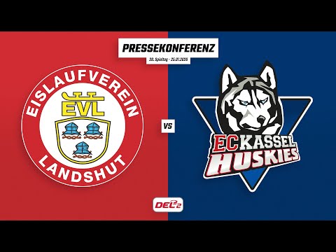 Pressekonferenz 39. Spieltag | EV Landshut - EC Kassel Huskies