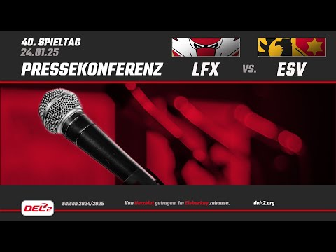 DEL2 Pressekonferenz Spieltag 40: Lausitzer Füchse vs. ESV Kaufbeuren
