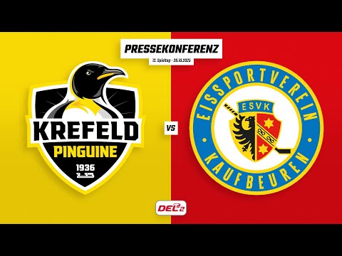 Pressekonferenz 12. Spieltag | Krefeld Pinguine - ESV Kaufbeuren
