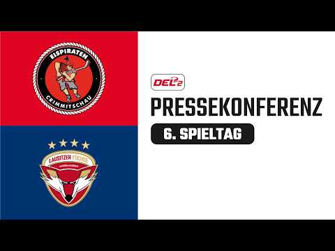 Pressekonferenz 6. Spieltag | Eispiraten Crimmitschau vs. Lausitzer Füchse | DEL2 Saison 2026/27