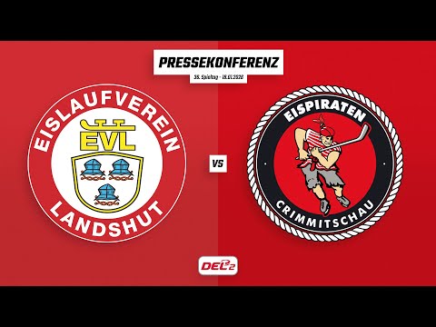 Pressekonferenz 36. Spieltag | EV Landshut - Eispiraten Crimmitschau