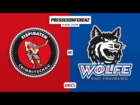 Pressekonferenz 39. Spieltag | Eispiraten Crimmitschau - EHC Freiburg