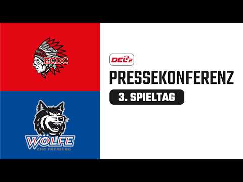Pressekonferenz 3. Spieltag | ECDC Memmingen Indians vs. EHC Freiburg | DEL2 Saison 2026/27
