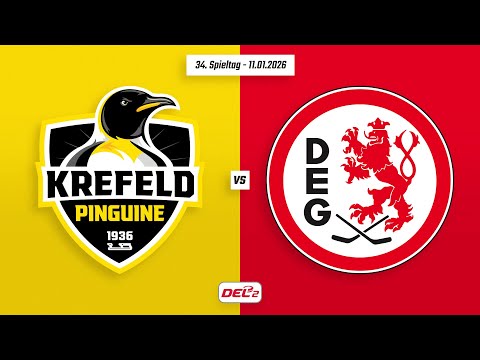 34. Spieltag DEL2 | Krefeld Pinguine vs. Düsseldorfer EG | Game Highlights